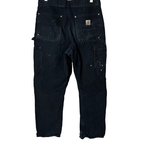 VTG Carhartt Double Knee Dungaree Fit Pants 32X32 - Picture 4 of 7